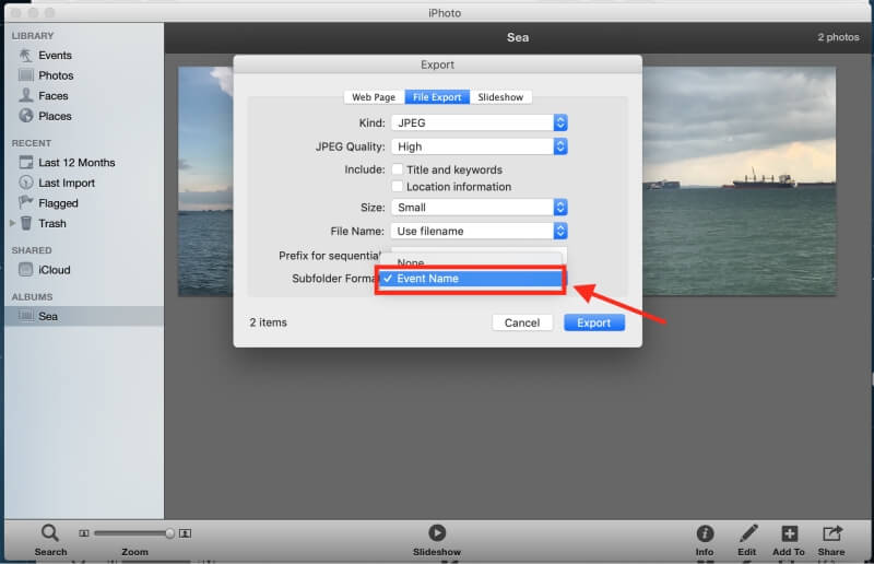 compress a large jpeg file for email mac